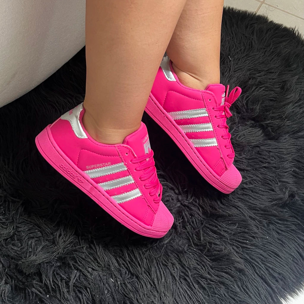 Tênis Superstar Boca Rosa